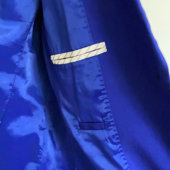 Bright blue JCrew blazer - Picture 3 of 5